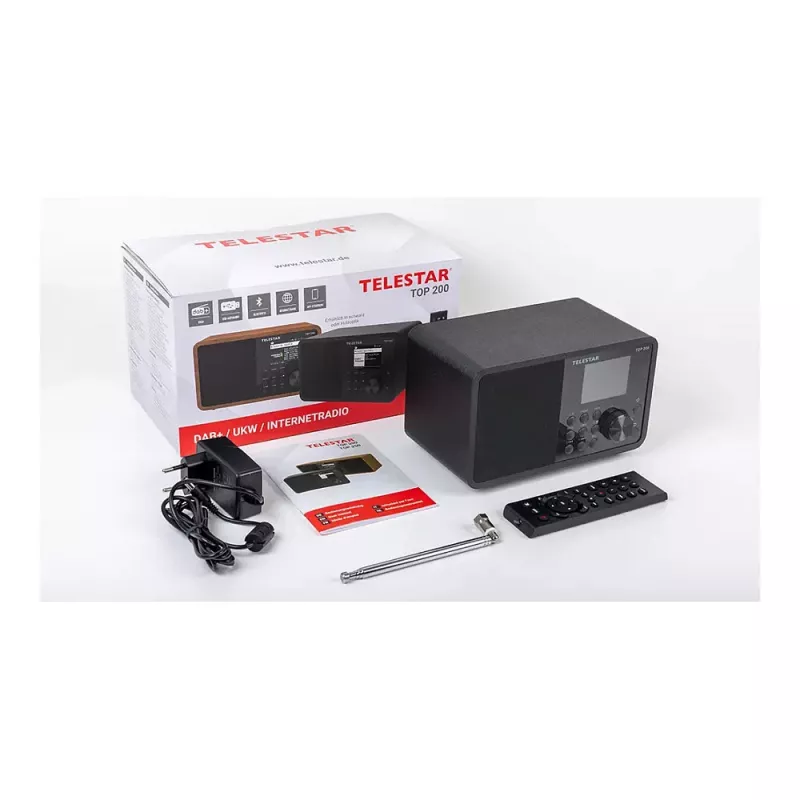 TELESTAR TOP 200 nero radio multifunzione stazionaria