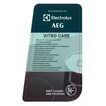 Crema detergente per vetroceramica Electrolux Vitro Care 300 ml – crema per piani cottura in vetroceramica e induzione, flacone con dosatore