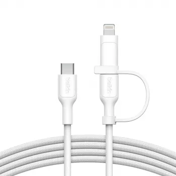 Cavo USB Belkin BoostCharge Pro 1,5 m USB-C USB-C/Lightning bianco