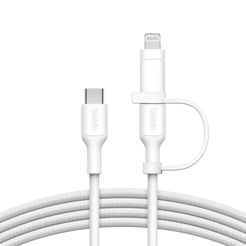 Cavo USB Belkin BoostCharge Pro 1,5 m USB-C USB-C/Lightning bianco
