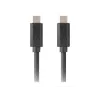Cavo USB-C a USB-C LANBERG CA-CMCM-32CU-0010-BK — USB 3.2 Gen 2, 1 m, nero, ricarica 100 W, video 4K