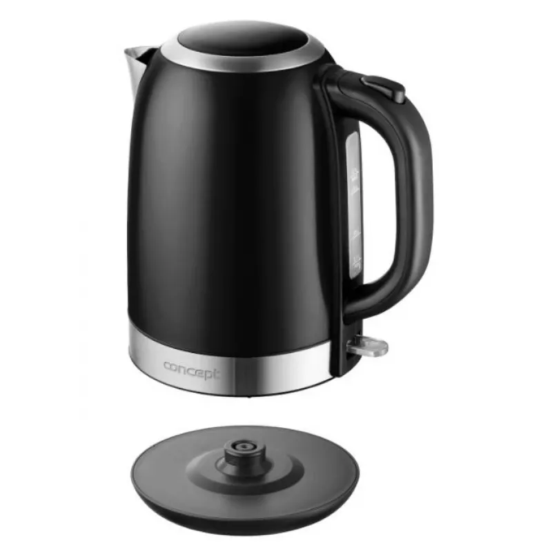 Bollitore Concept Solution RK3245 — 1,7 l, 2200 W, acciaio inox, nero