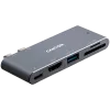Hub CANYON DS-5 5in1 Thunderbolt 3 4K grigio siderale
