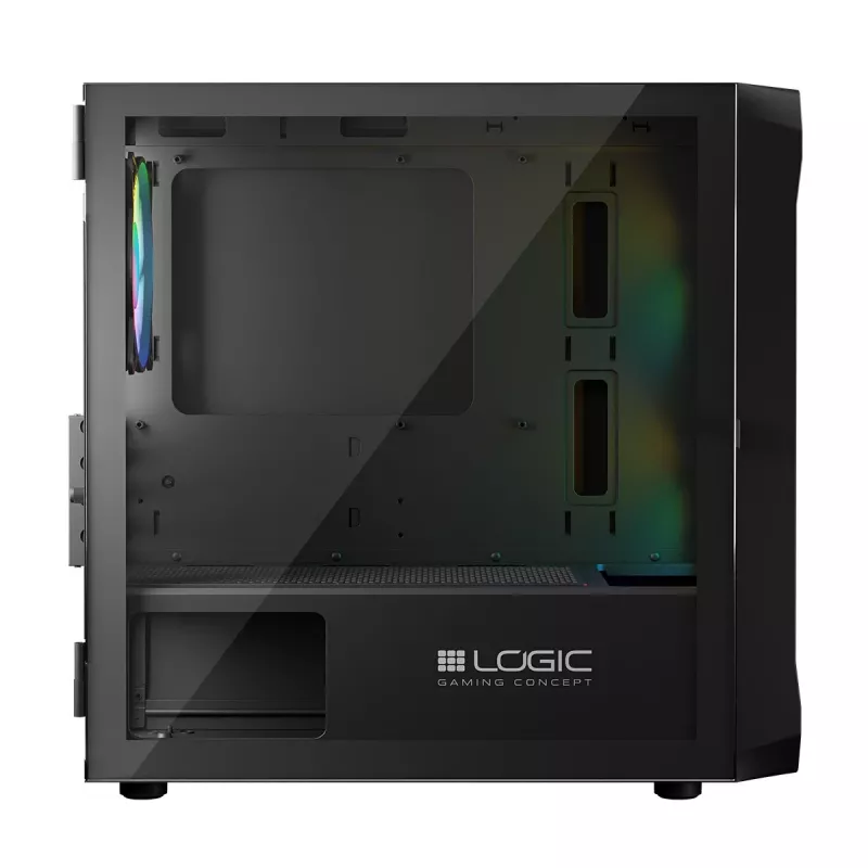 Case per computer Logic Concept Portos Mini ARGB Micro ATX nero