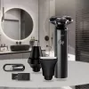 Set di rasatura Maestro MR-676 3-in-1 USB ricaricabile design compatto