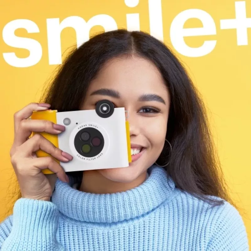 Kodak SMILE+ fotocamera istantanea, 2x3 pollici, bianco
