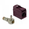 Connettore coassiale DELOCK 89716 – FAKRA D maschio, a 90°, 13,8 × 21,5 × 9,5 mm