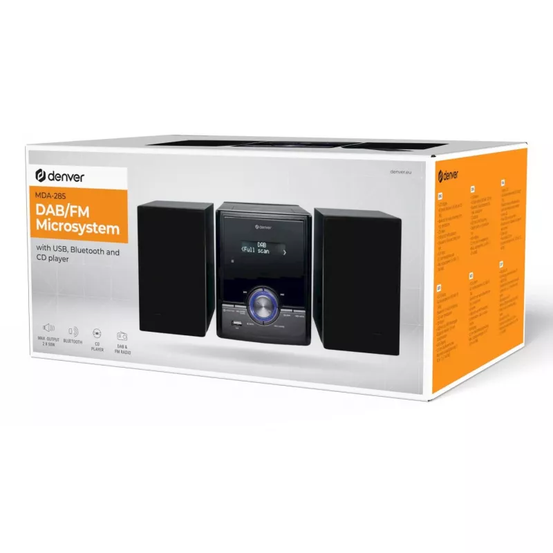 Denver MDA-285 microsistema con BT, CD, radio e AUX