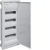 Hager Volta VU48NE quadro elettrico da incasso, 4 file, 48 moduli, IP30, porta metallica, 348×755,5×98 mm, bianco