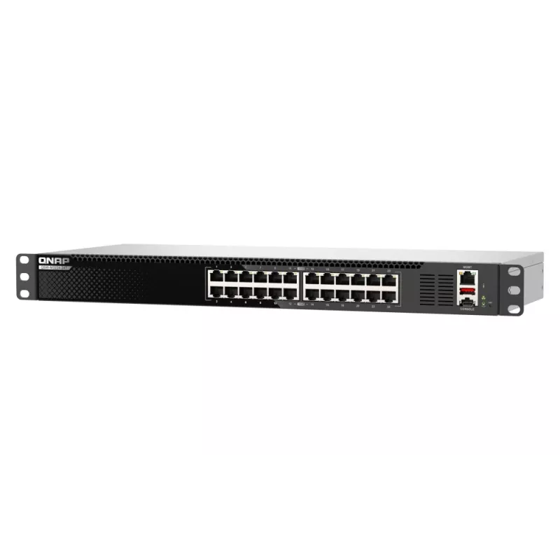 QNAP QSW-M3224-24T switch di rete managed L3 10G Ethernet (100/1000/10000) 1U nero, argento
