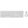 Logitech Signature Slim Combo MK950 - set tastiera e mouse - 100% Full Size - wireless - Bluetooth 5.1 LE - QWERTY - US International - off-white (920-012491)