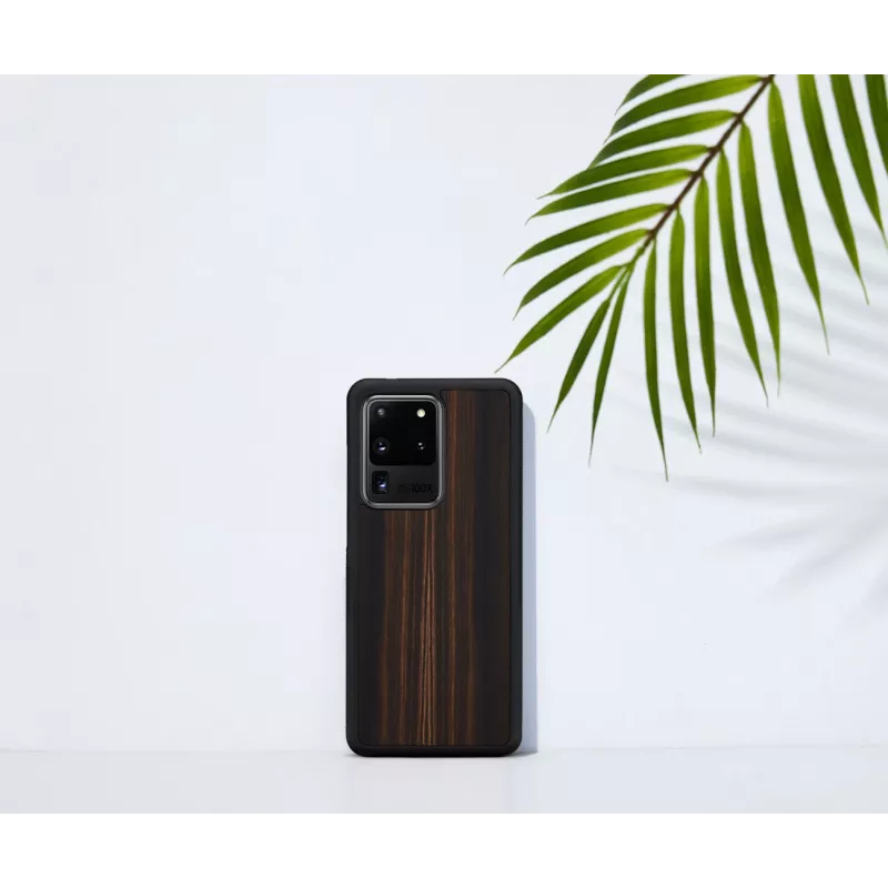 Custodia per cellulare man and wood Galaxy S20 Ultra ebano nero — custodia protettiva per smartphone