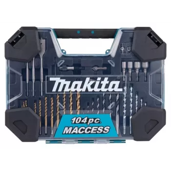 Set di punte per trapano e cacciavite Makita 104
