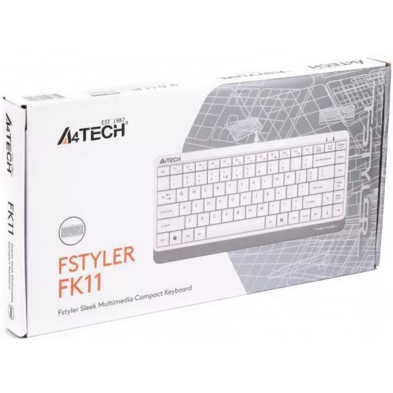 Tastiera A4Tech FSTYLER FK11 bianca A4TKLA47119 (A4TKLA47119)