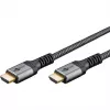 Goobay 65263 Cavo HDMI 5 m HDMI Tipo A (standard) grigio (65263)