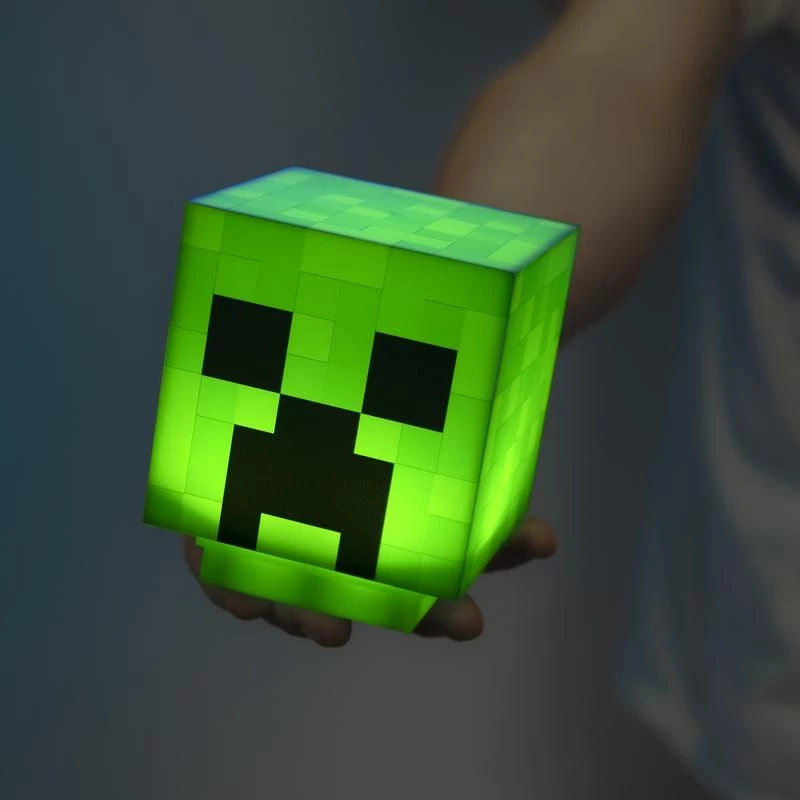 Luce design 3D Paladone Minecraft Creeper PP6595MCFV3 — lampada da tavolo/a sospensione
