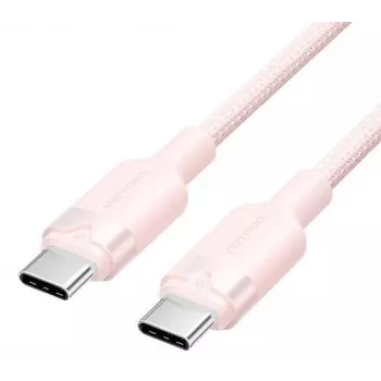 Cavo USB-C a USB-C Vention TRDP USB 2.0 1 m 0,48 Gbit/s 60 W rosa