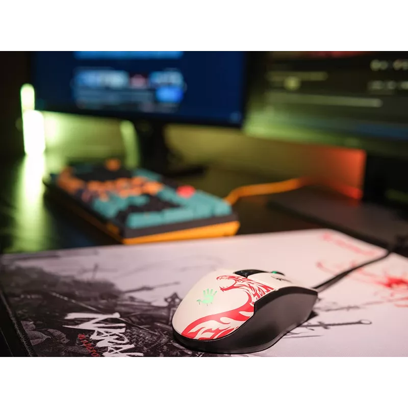 Mouse da gaming con filo A4Tech Bloody L65 MAX RGB 16000 DPI ergonomico per destrimani