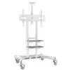 Supporto per TV ONKRON TS1881-W per TV da 50–86 pollici, bianco, supporto universale autoportante