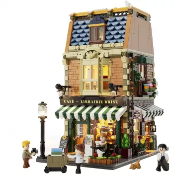 Lumibricks Buch-Café, giocattolo da costruzione