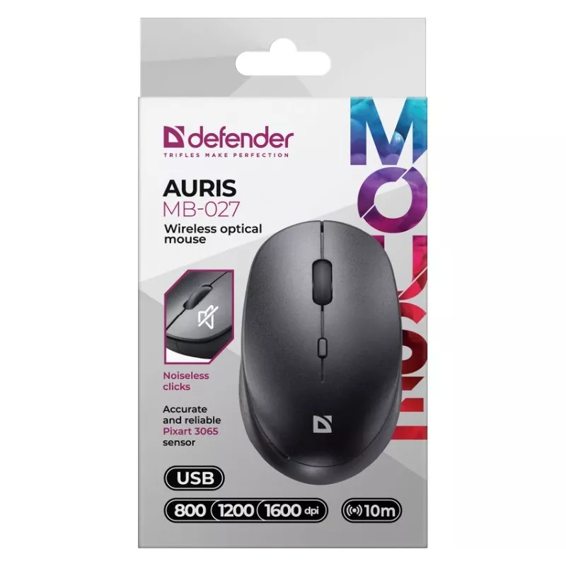 Mouse wireless DEFENDER AURIS MB-027 interfaccia