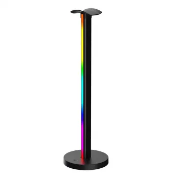 Lampada da tavolo Yeelight Beam RGBIC nero — LED 12W, ambiente multicolore, 400×117 mm, AC/USB 12V