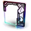 Pannello laterale case Singularity Spectre 4 Aevum Dual Loop pannello laterale acrilico trasparente nero