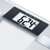 Bilancia pesapersone elettronica Beurer BG 13 Square grigia, trasparente