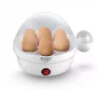 Cuociuova Adler AD 4459 — capacità per 7 uova, 450 W, bianco, controllo a pulsanti, segnale di pronto