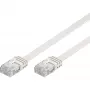 Wentronic Goobay cavo patch piatto CAT 5e, U/UTP, bianco, 15 m - misto rame CCA (93364)