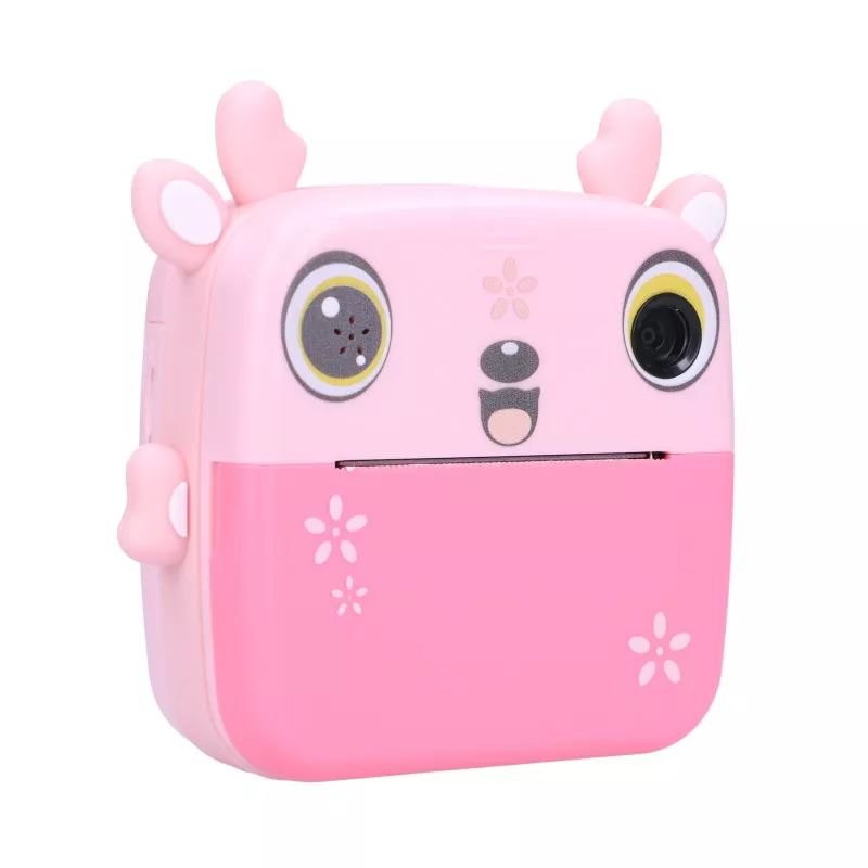 Extralink set | stampante termica EPP-005 rosa + carta termica 3 rotoli | fawn