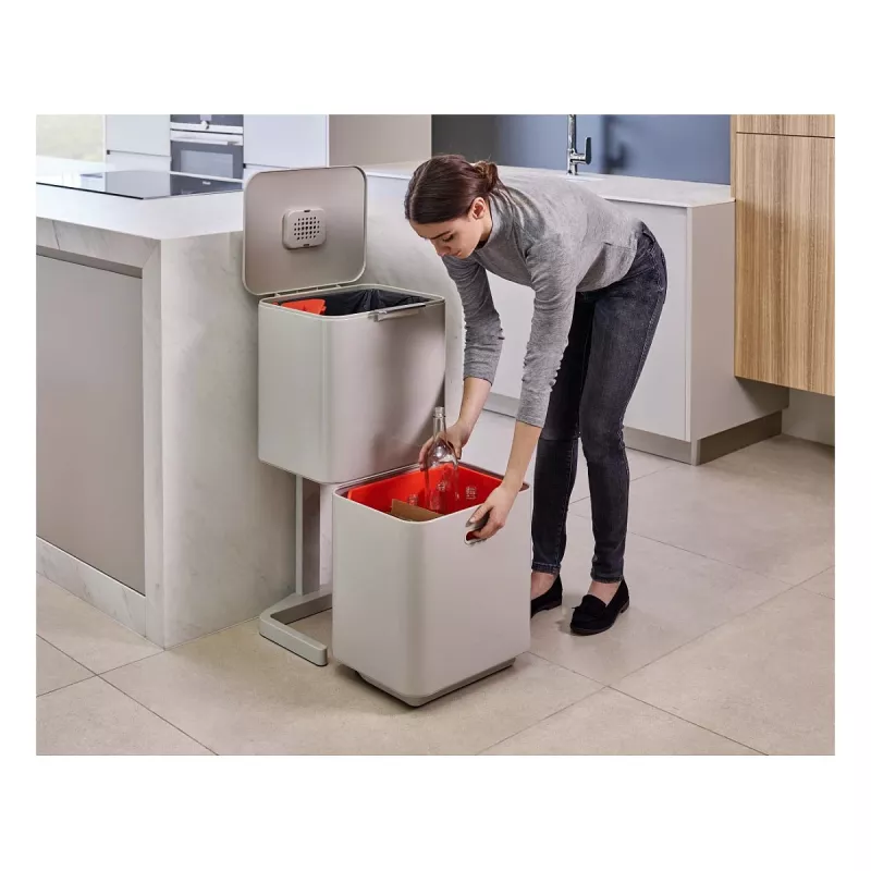 Pattumiera Joseph Joseph Totem 60 L grigio pietra