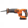 Black & Decker BDCR18-QW sega a gattuccio nero, arancione