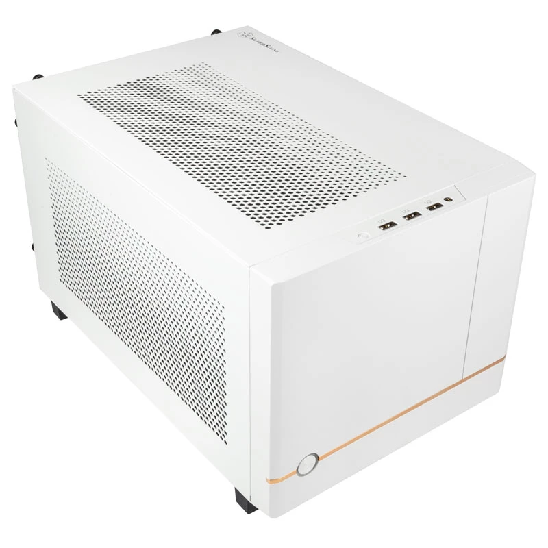 Case Mini-ITX SilverStone SST-SG14W Sugo 14 - bianco