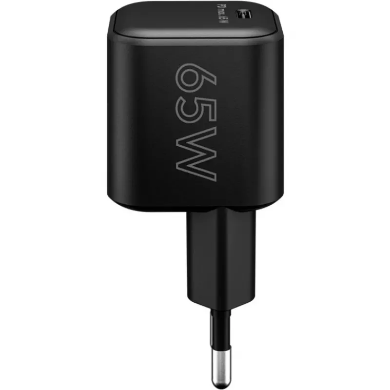 Set di ricarica USB-C GOOBAY 74774 – caricabatterie da 65 W con cavo USB-C in tessuto da 1 m