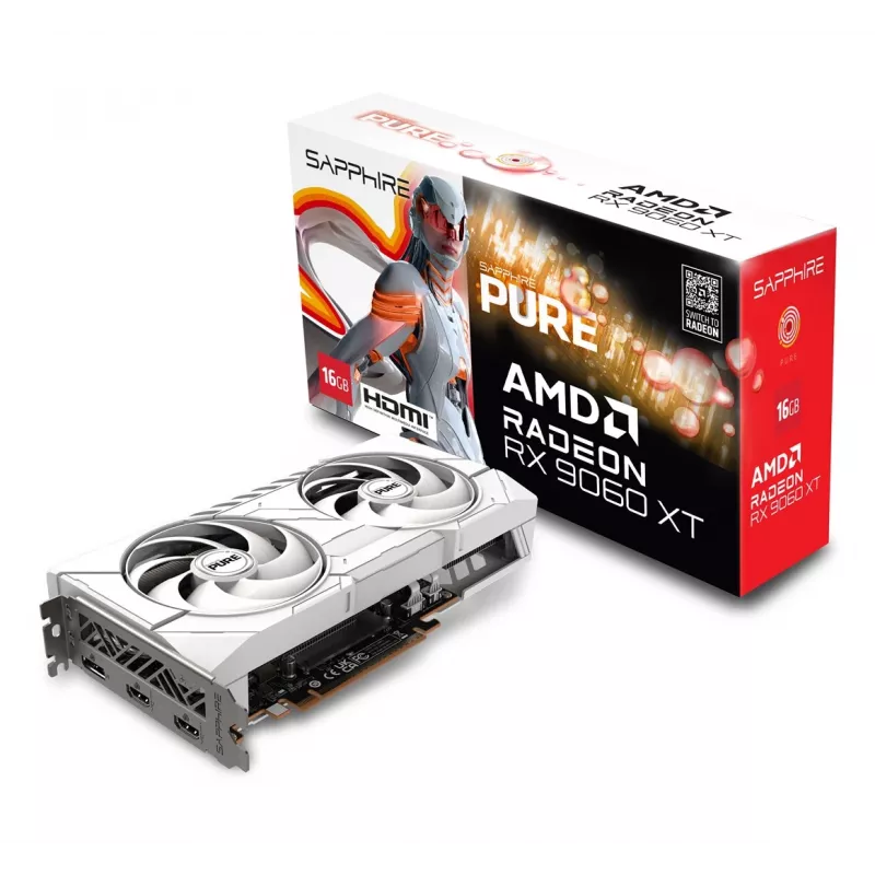 Scheda grafica SAPPHIRE PURE Radeon RX 9060 XT Gaming OC 16GB