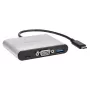 SilverStone SST-EP06C USB 3.1 Type-C a VGA / USB Type-C / USB Type-A hub adattatore