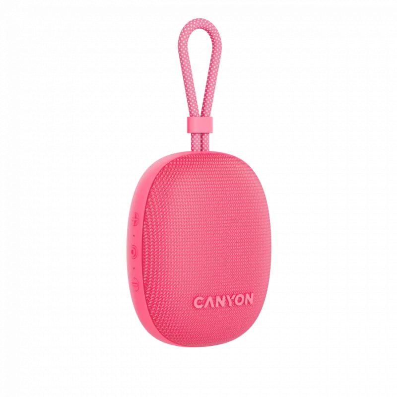 Canyon OnMove 12 - altoparlante Bluetooth v5.3 portatile - 5W - TWS - IPX7 - 12 ore - ricarica USB-C