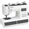 Macchina per cucire elettromeccanica semiautomatica Brother HF37 bianca