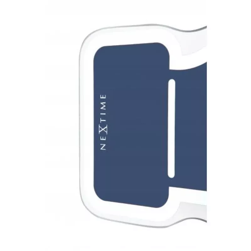 NeXtime orologio 5185bl Mini Thumbs Up, 20,5x21, da parete, blu/argento