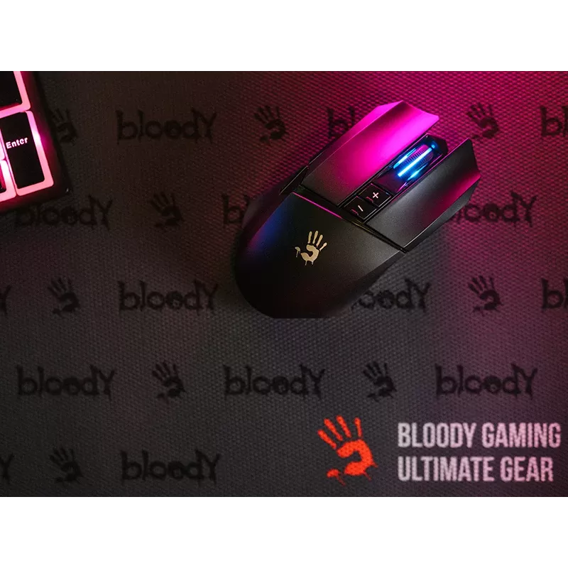A4TECH BLOODY mouse R36 ULTRA WRLS 2.4G+USB nero