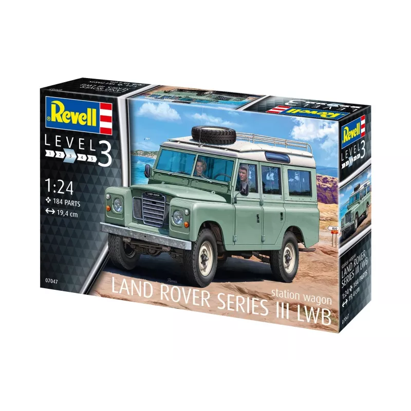 Modello in plastica Land Rover Series III