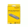 Case esterno per SSD M.2 NVMe PCIe, box per unità argento, con connettore USB Type-C e Type-A