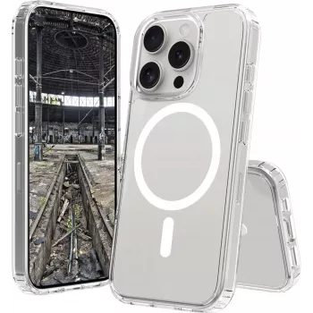 Cover JT BERLIN Pankow Clear MagSafe per iPhone 16 Pro Max 17,5 cm trasparente