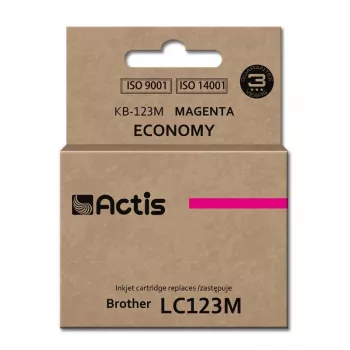 Actis KB-123M inchiostro (sostitutivo per Brother LC123M/LC121M; Standard; 10 ml; magenta)