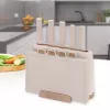 Maestro MR-1412-BEIGE set di coltelli con ceppo + set di taglieri beige