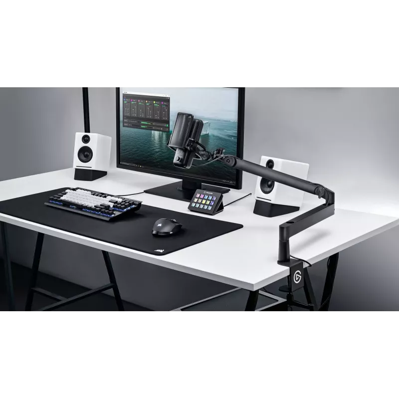 Braccio per microfono Elgato Wave Mic Arm Low Profile — braccio a profilo basso regolabile per studio e streaming