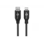 Goobay cavo di ricarica e sincronizzazione USB-C™, 1 m, nero - cavo MFi per Apple iPhone/iPad nero (39445)