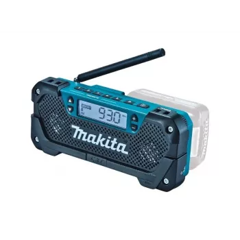Makita MR052 radio da cantiere analogica e digitale nero, blu
