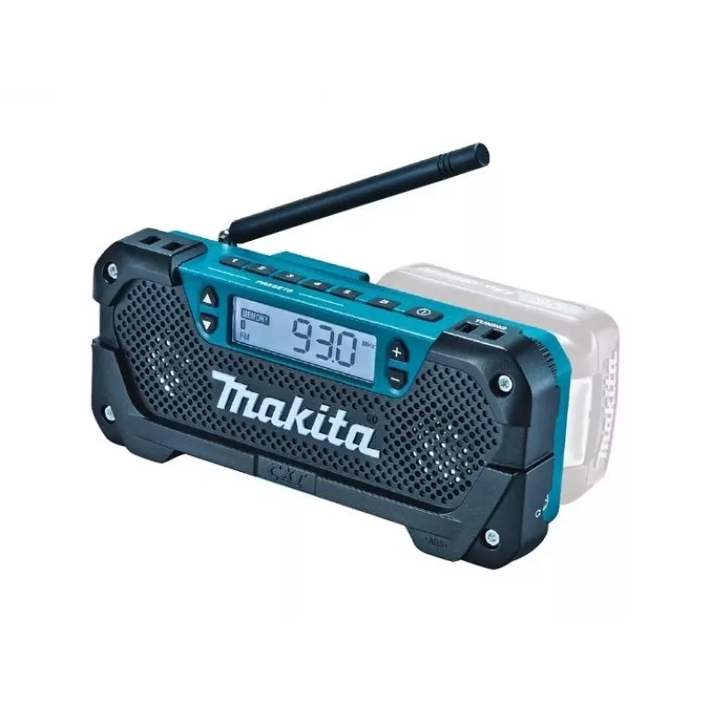 Makita MR052 radio da cantiere analogica e digitale nero, blu